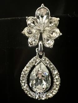 TRIFARI Diamanté Set Alfred Philippe Flower Teardrop Pear Trifanium PAT PEND
