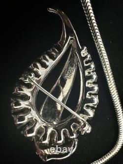 TRIFARI Diamanté Wave Set Alfred Philippe Earrings Bracelet Brooch Necklace 1953