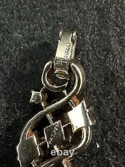 TRIFARI Diamond RARE Bracelet Brooch Necklace GOLD Crown Lozenge PAT PEND Set