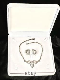 TRIFARI Duchess Set Diamanté Alfred Philippe Silver-Trifanium PAT PEND