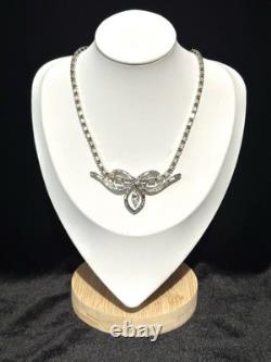 TRIFARI Duchess Set Diamanté Alfred Philippe Silver-Trifanium PAT PEND