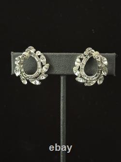TRIFARI Duchess Set Diamanté Alfred Philippe Silver-Trifanium PAT PEND