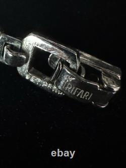 TRIFARI Duchess Set Diamanté Alfred Philippe Silver-Trifanium PAT PEND