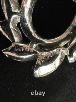 TRIFARI Duchess Set Diamanté Alfred Philippe Silver-Trifanium PAT PEND