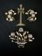 TRIFARI Earrings Brooch Parure 1948-49 Gold Crystal Alfred Philippe PAT PEND Box
