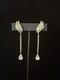 TRIFARI Earrings Plume String-Bean Diamant&eacute; Dangle/Drop Alfred Philippe