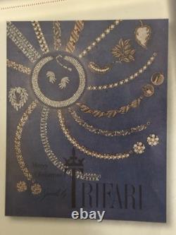 TRIFARI Egret Book-Set Alfred Philippe Rhodium Earrings Brooch PAT PEND withBox