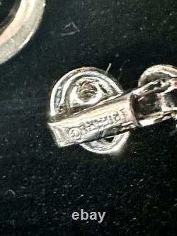 TRIFARI Fire & Ice Set 1958 Rhodium Crystal Dangle Alfred Philippe Crown