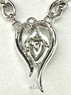 TRIFARI Flirtation Sapphire Rhodium Set Alfred Philippe HALO 1953 PAT PEND