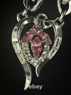 TRIFARI Flirtation Trifanium Alfred Philippe Rose' Earrings Necklace PAT PEND