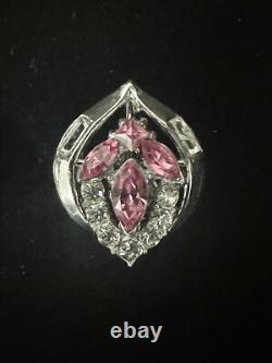 TRIFARI Flirtation Trifanium Alfred Philippe Rose' Earrings Necklace PAT PEND