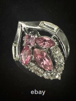 TRIFARI Flirtation Trifanium Alfred Philippe Rose' Earrings Necklace PAT PEND