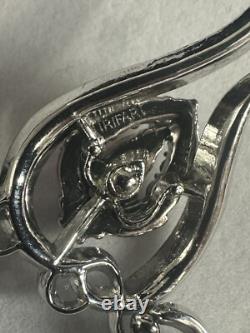TRIFARI Flirtation Trifanium Alfred Philippe Rose' Earrings Necklace PAT PEND