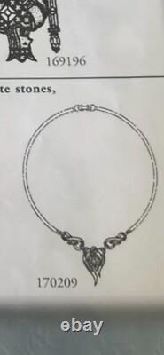 TRIFARI Flirtation Trifanium Alfred Philippe Rose' Earrings Necklace PAT PEND