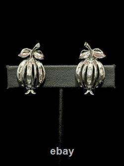 TRIFARI Forbidden Fruit-Rhodium 1950 Set Baguettes A. Philippe Book PAT PEND