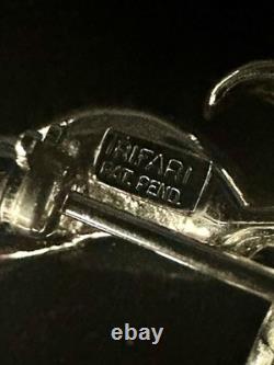 TRIFARI Forbidden Fruit-Rhodium 1950 Set Baguettes A. Philippe Book PAT PEND