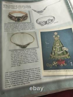 TRIFARI Forbidden Fruit-Rhodium 1950 Set Baguettes A. Philippe Book PAT PEND