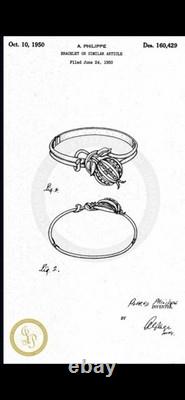 TRIFARI Forbidden Fruit-Rhodium 1950 Set Baguettes A. Philippe Book PAT PEND