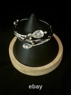 TRIFARI Gem of India Rhodium 1951 Set Teardrop Alfred Philippe Book withBox