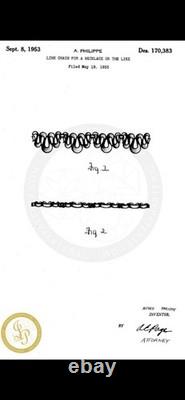 TRIFARI Gold Wave Set Earrings Bracelet Necklace Alfred Philippe PAT PEND 1953