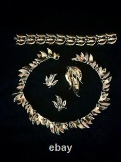 TRIFARI Golden Flame Set 1951 Gold-Trifanium Alfred Philippe Book