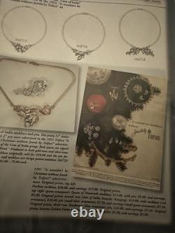 TRIFARI Golden Flame Set 1951 Gold-Trifanium Alfred Philippe Book