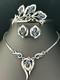 TRIFARI HALO Blue Alfred Philippe Navette Marquise Princess Silver Book