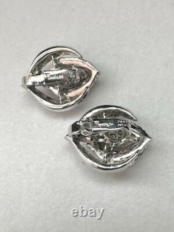 TRIFARI HALO Blue Alfred Philippe Navette Marquise Princess Silver Book