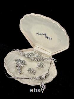 TRIFARI Horn of Plenty 1953 Set Alfred Philippe Marquise Gray Pearls PAT PEND