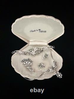 TRIFARI Horn of Plenty 1953 Set Alfred Philippe Marquise Gray Pearls PAT PEND