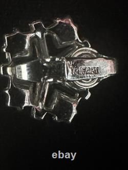 TRIFARI Invisibility Princess Dual-Stacked Rhinestones Rhodium A. Philippe