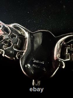 TRIFARI Jeweled Symphony Necklace 1950 Crystal Rhodium PAT PEND Imperfect