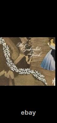 TRIFARI L'Opera 1953 Bracelet Rhodium Diamanté Alfred Philippe Crown