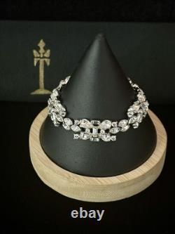 TRIFARI L'Opera 1953 Bracelet Rhodium Diamanté Alfred Philippe Crown
