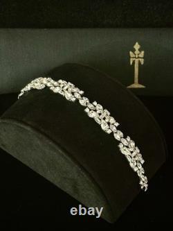 TRIFARI L'Opera 1953 Bracelet Rhodium Diamanté Alfred Philippe Crown
