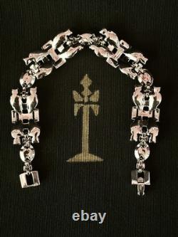 TRIFARI L'Opera 1953 Bracelet Rhodium Diamanté Alfred Philippe Crown