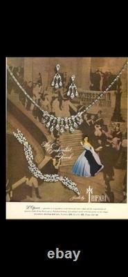 TRIFARI L'Opera 1953 Bracelet Rhodium Diamanté Alfred Philippe Crown