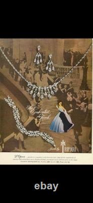 TRIFARI L'Opera RARE Set Diamanté Alfred Philippe Trifanium Earrings Necklace