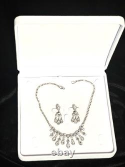 TRIFARI L'Opera RARE Set Diamanté Alfred Philippe Trifanium Earrings Necklace