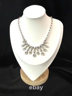 TRIFARI L'Opera RARE Set Diamanté Alfred Philippe Trifanium Earrings Necklace