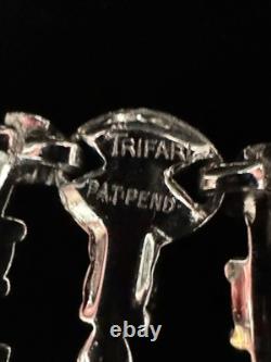 TRIFARI L'Opera RARE Set Diamanté Alfred Philippe Trifanium Earrings Necklace