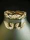 TRIFARI Laurel Leaf Pave' Alfred Philippe Gold Silver Earrings Bracelet Crown