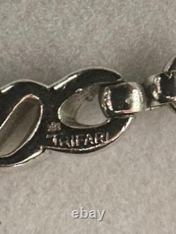 TRIFARI Leaf Diamanté Parure Rhodium Chatons Rhinestones Alfred Philippe withBox