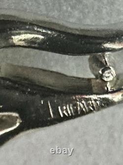 TRIFARI Leaf Diamanté Parure Rhodium Chatons Rhinestones Alfred Philippe withBox