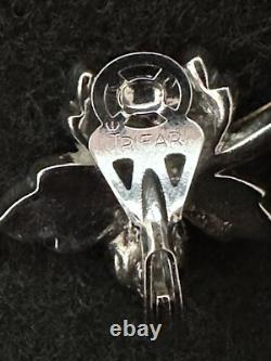 TRIFARI Maple Leaf Set Alfred Philippe Earrings Brooch Silver-Trifanium Book