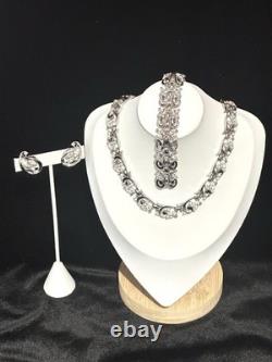 TRIFARI Navette Diamanté Alfred Philippe Trifanium Earrings Bracelet Necklace