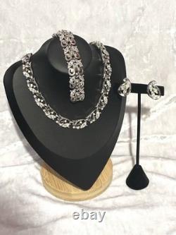 TRIFARI Navette Diamanté Alfred Philippe Trifanium Earrings Bracelet Necklace