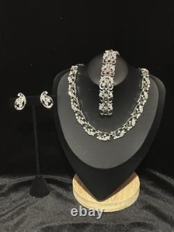 TRIFARI Navette Diamanté Alfred Philippe Trifanium Earrings Bracelet Necklace