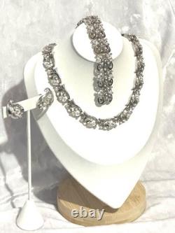 TRIFARI Navette Diamanté Alfred Philippe Trifanium Earrings Bracelet Necklace
