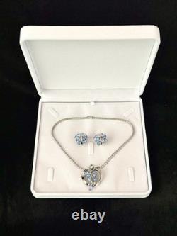 TRIFARI Navette Sapphire 1950-1951 Parure Alfred Philippe Rhodium PAT PEND withBox